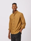 Aubin Aldridge Oxford Button Down Shirt In Yellow