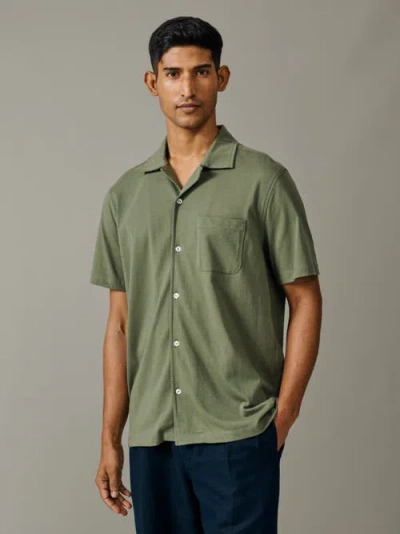 Aubin Aldwin Jersey Shirt In Green