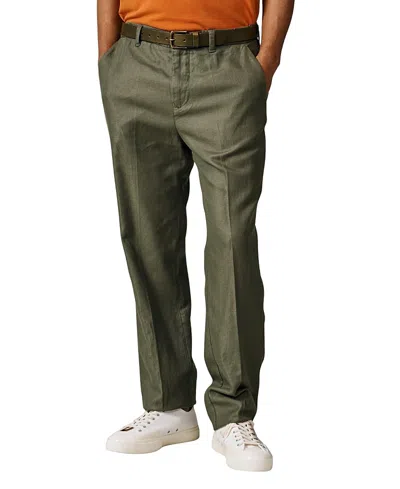 Aubin Axholme Slim Leg Suit Trouser In Green