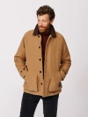 Aubin Bennett Moleskin Jacket In Yellow