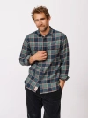 Aubin Crowle Button Up Flannel Shirt