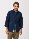 Aubin Dovedale Overshirt In Blue