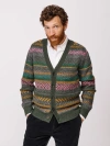 Aubin Fair Isle Wool Cardigan