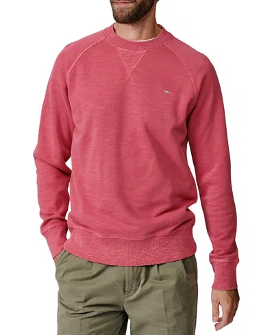 Aubin Garsdale Slub Crew Neck Sweatshirt In Pink