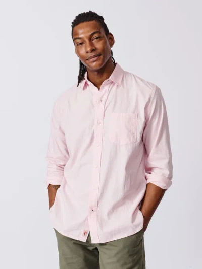 Aubin Grainsby Linen Cotton Relaxed Shirt In Pink