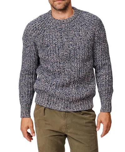 Aubin Gunby Rib Crew Neck Sweater In Gray