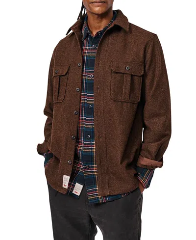 AUBIN LYSAGHTS WOOL OVERSHIRT