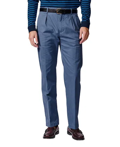 Aubin Mareham Relaxed Fit Suit Trouser In Blue