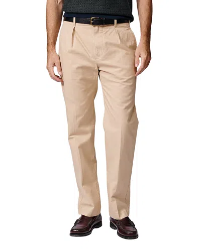 Aubin Mareham Relaxed Fit Suit Trouser In Neutral