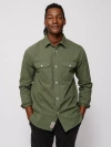 Aubin Normanby Button Up Shirt In Brown