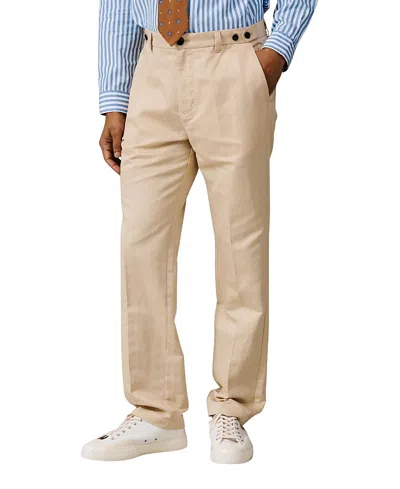 Aubin Pasmore Slim Leg Suit Trouser In Gold