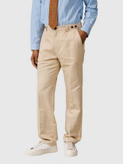 Aubin Pasmore Slim Leg Suit Trouser In Neutral