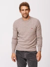 Aubin Phillips Lambswool Crew Neck Sweater In Gray