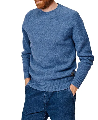 Aubin Prestwick Shetland Crew Neck Sweater In Multi