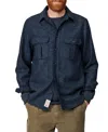 Aubin Ravendale Wool Shirt In Blue
