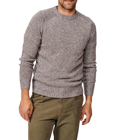 Aubin Riply Twist Crew Neck Sweater In Gray