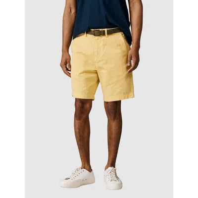 Aubin Stamford Chino Short In Yellow