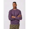 Aubin Vestry Crew Neck Sweatshirt In Purple