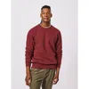 Aubin Vestry Crew Neck Sweatshirt In Red