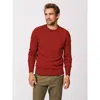 Aubin Westbourne Crew Neck Sweater In Brown