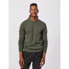 Aubin Westbourne Crew Neck Sweater In Brown