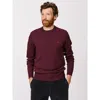 Aubin Westbourne Crew Neck Sweater In Red
