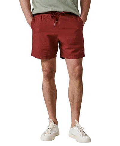 Aubin Whithorn Drawstring Short In Red
