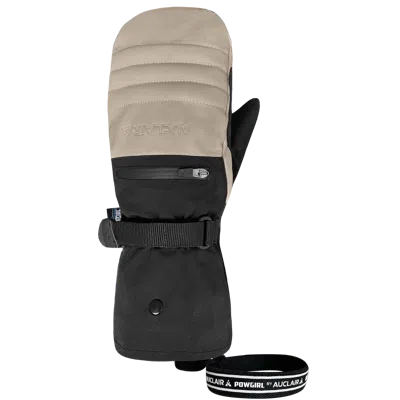 Auclair A-peak 2-in-1 Mitts In Beige/black