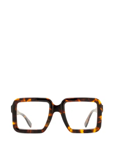 Aude Herouard Henriette Square-frame Glasses In Brown