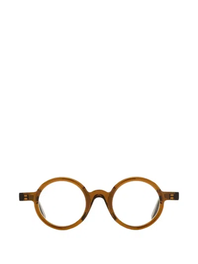 Aude Herouard Raymonde Round-frame Glasses In Brown