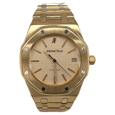 Pre-owned Audemars Piguet 18 Kt  Royal Oak Automatic, Ref 14790 Ba In Multi
