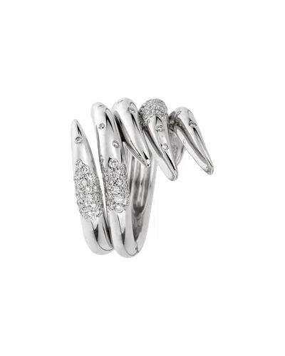 Audemars Piguet 18k 1.10 Ct. Tw. Diamond Cocktail Ring (authentic Pre-loved) In Silver