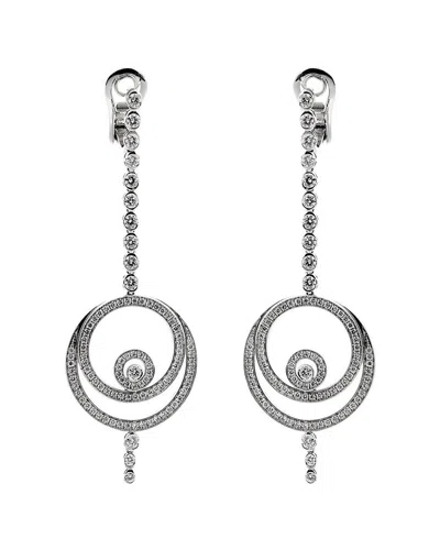 Pre-owned Audemars Piguet 18k 2.50 Ct. Tw. Diamond Millenary Drop Earrings (authentic Pre-loved) In Gold