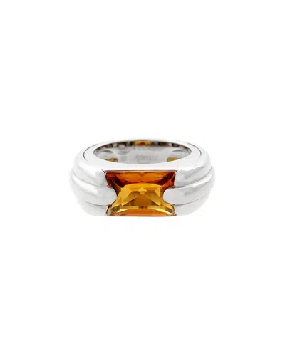 Audemars Piguet 18k Citrine Ring (authentic Pre-loved) In Metallic