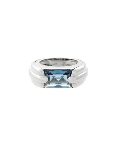 Audemars Piguet 18k Topaz Ring (authentic Pre-loved) In Silver