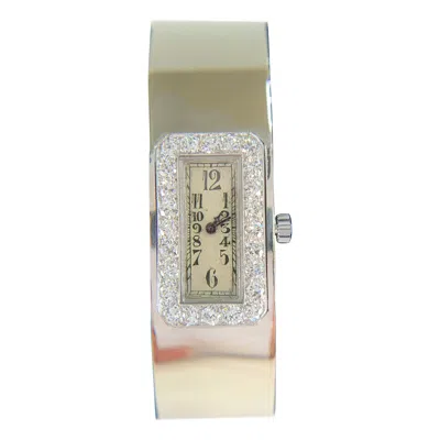 Pre-owned Audemars Piguet 1930's Art Deco  Transitional Diamond Bangle Watch 14k/platinum In Multiple