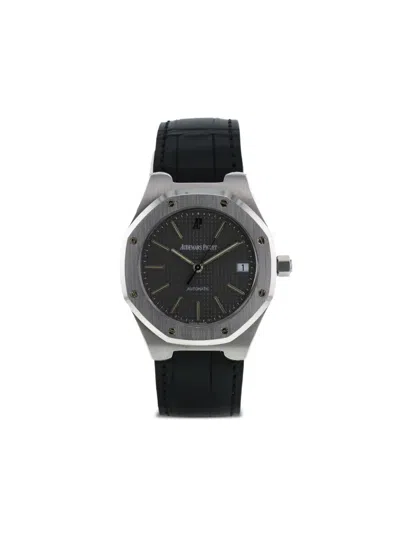 Pre-owned Audemars Piguet 1990  Royal Oak 36mm In Black