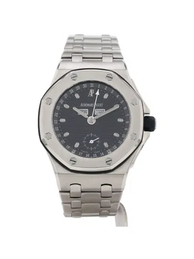 Pre-owned Audemars Piguet 1990s Royal Oak Offshore 38mm Watch In Black