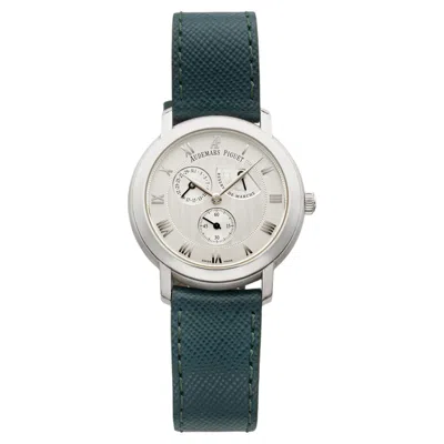 Pre-owned Audemars Piguet 2000s  Jules Audemars 25961bc 18k Wg Silver Dial Manual 36mm In Multiple