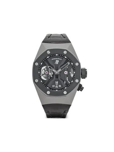 Pre-owned Audemars Piguet 2012 Tourbillon 44mm In Black