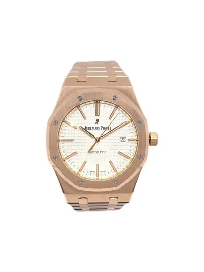 Pre-owned Audemars Piguet 2016  Royal Oak 41mm In Gold