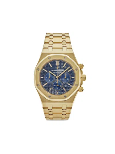Pre-owned Audemars Piguet 2016  Royal Oak 41mm In Blue