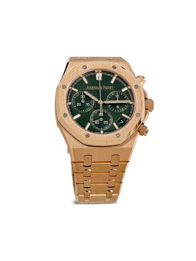 Pre-owned Audemars Piguet 2022 Royal Oak 41mm In Green