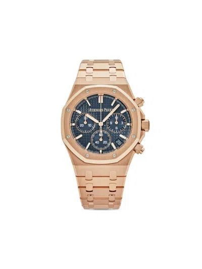 Pre-owned Audemars Piguet 2023  Royal Oak 41mm In 蓝色