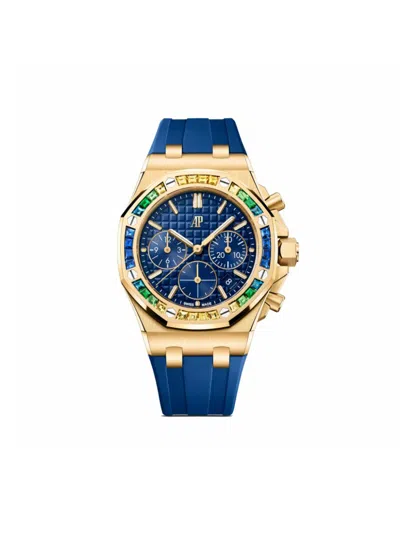 Pre-owned Audemars Piguet 2023  Royal Oak Offshore 37mm In 蓝色