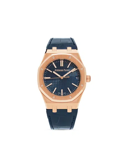 Pre-owned Audemars Piguet 2023 Unworn Royal Oak 41mm In Blue