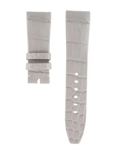 Pre-owned Audemars Piguet 20mm Watch Strap In Gray