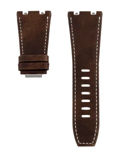 Pre-owned Audemars Piguet 22mm Watch Strap. In Brown
