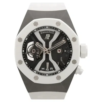Pre-owned Audemars Piguet 26580io Concept Gmt Tourbillon Watch & Service Card In Multi