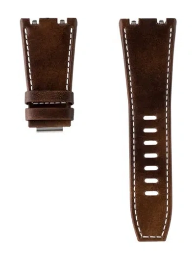 Pre-owned Audemars Piguet 30mm Watch Strap In Brown